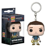 Uncharted 4 A Thief's End Nathan Drake Pop! Keychain Figure by Funko