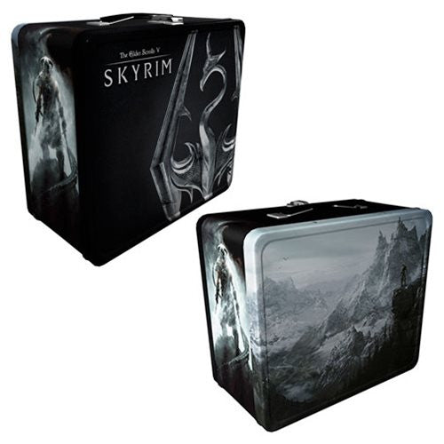 Elder Scrolls V Skyrim Tin Tote Metal Lunchbox by FanWraps