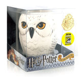 Harry Potter Hedwig Owl Ceramic Mug & Gold Hogwarts Crest Lapel Pin SDCC Exclusive by Monogram