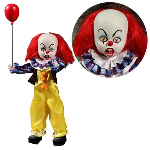 Pennywise Living Dead Dolls from Stephen King's IT by Mezco Toyz
