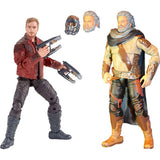 Guardians of the Galaxy Vol. 2 Marvel Legends Star-Lord and Ego Action Figures 2-Pack by Hasbro