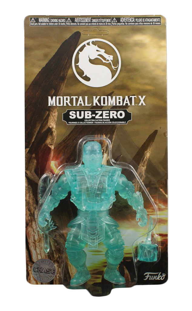 Mortal Kombat X Sub-Zero CHASE VARIANT 3 3/4" Savage World Action Figure by Mezco Toyz